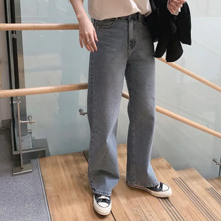 (basic/long) Wide Denim Pants - 4 sizes