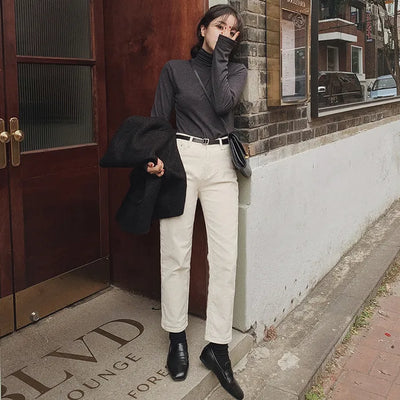 Cotton pants (with fleece lining) - 2 colors