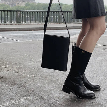 #LENTO. Classic Mid-Calf Boots - 2 colors