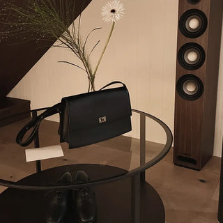 #LENTO. Classic leather bag-2color
