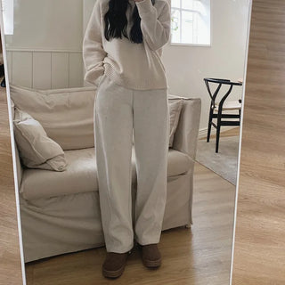 [Choose your length] 2-way fleece-lined sweatpants