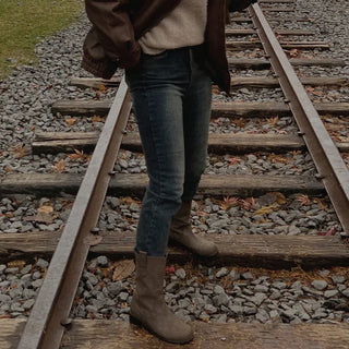 (basic/long) Brushed-back vintage denim - 4 sizes