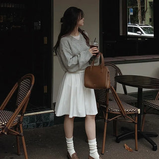 (Over 10,000 sold) V-neck knit - 5 colors