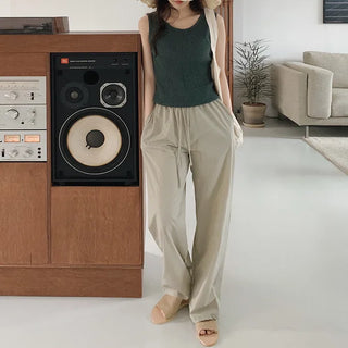 (basic/long) Cool wide pants - 4 colors