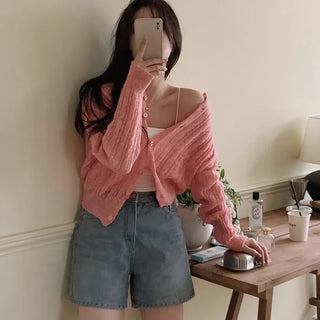 Fog Blue Denim Shorts - Size 4