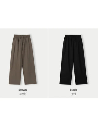 Wood Linen Wide Pants - 6 Colors