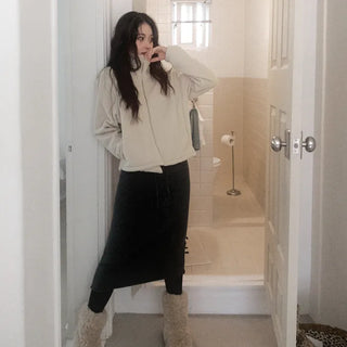 Loose-fit fleece hoodie - 3 colors