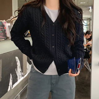 Cable Cardigan - 4 colors