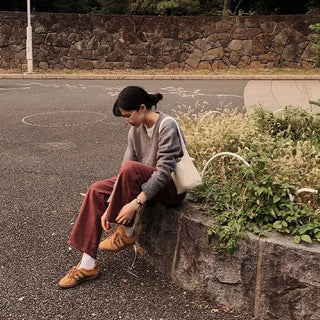(basic/long) Fleece-lined denim pants - 4 sizes