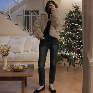 (basic/long) Brushed-back vintage denim - 4 sizes