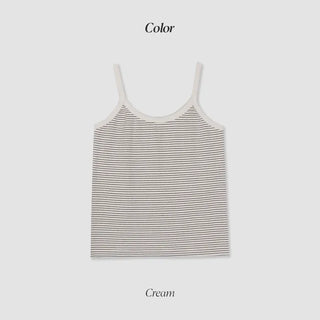 [5 colors] Striped Sleeveless