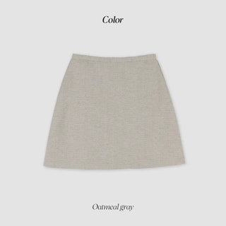 Auto Gray Mini Skirt (Set-up) - 4 sizes