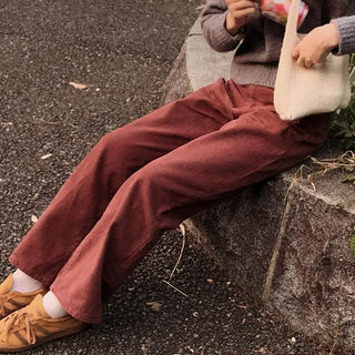 (basic/long) Fleece-lined denim pants - 4 sizes