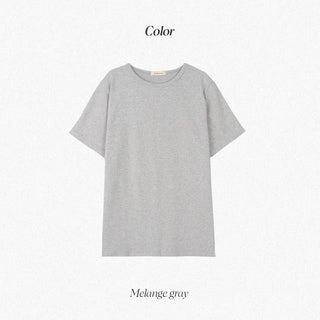 Warm, brushed-back short-sleeved T-shirt (4 colors)