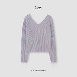 Slim cashmere ribbed knit - 4 colors