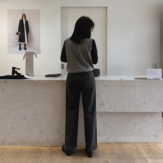 (basic/long) Wide Warmer Slacks - 4 sizes