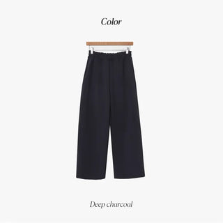 (basic/long) Fleece-lined training pants - 2 colors