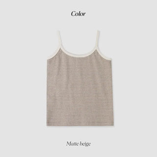 [5 colors] Striped Sleeveless