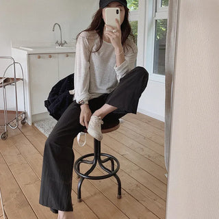 (basic/long) Cool wide pants - 4 colors