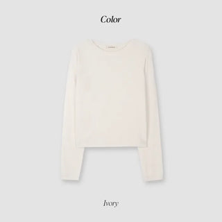 (U/V neck) wool knit - 6 colors