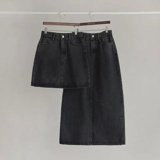 Vintage denim skirt