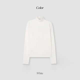Fleece-lined turtleneck top (11 colors)
