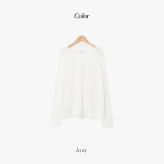 Soft U-neck T-shirt - 6 colors
