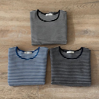 Striped T-shirt - 3 colors
