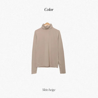 Turtleneck T-shirt (brushed lining) - 8 colors
