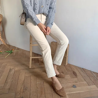 Cotton pants (with fleece lining) - 2 colors