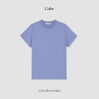 Women's plain cotton t-shirts, 7 colors
