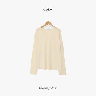 Soft U-neck T-shirt - 6 colors