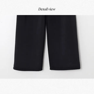 (basic/long) Fleece-lined training pants - 2 colors
