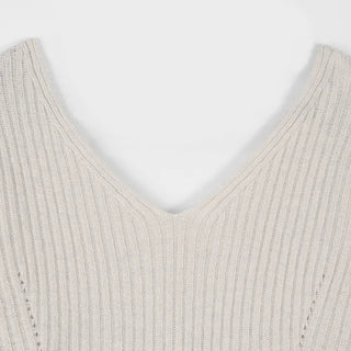 Slim cashmere ribbed knit - 4 colors