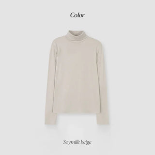 Fleece-lined turtleneck top (11 colors)