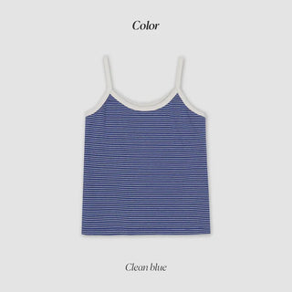 [5 colors] Striped Sleeveless