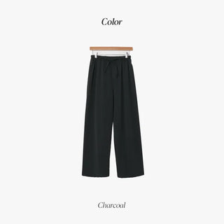 (basic/long) Cool wide pants - 4 colors