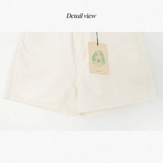 Natural Cream Cotton Shorts - 4 sizes