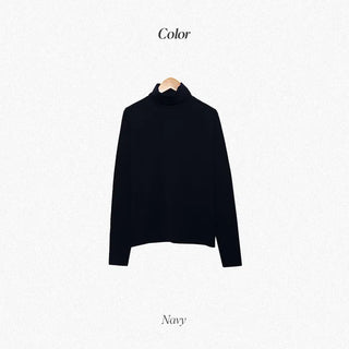 Turtleneck T-shirt (brushed lining) - 8 colors