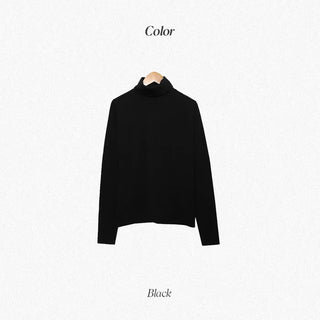 Turtleneck T-shirt (brushed lining) - 8 colors