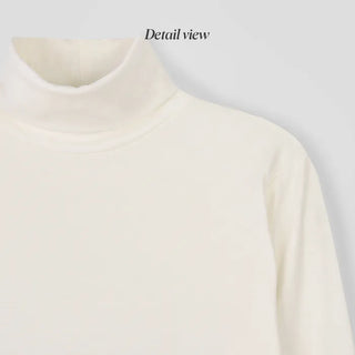 Fleece-lined turtleneck top (11 colors)