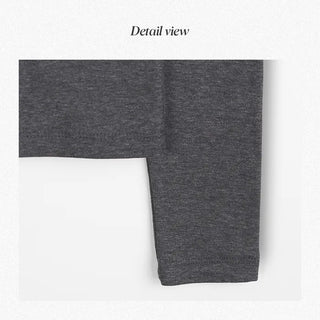 Half-neck T-shirt (+ brushed lining) - 6 colors