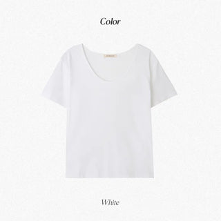U-neck T-shirt - 7 colors