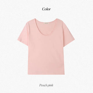 U-neck T-shirt - 7 colors