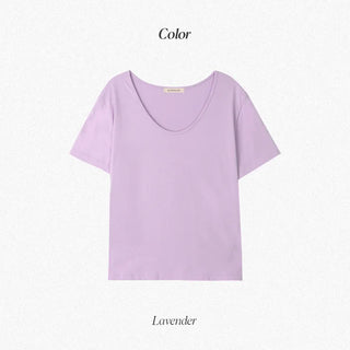 U-neck T-shirt - 7 colors