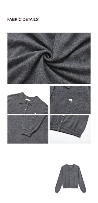 brass buckle sweater