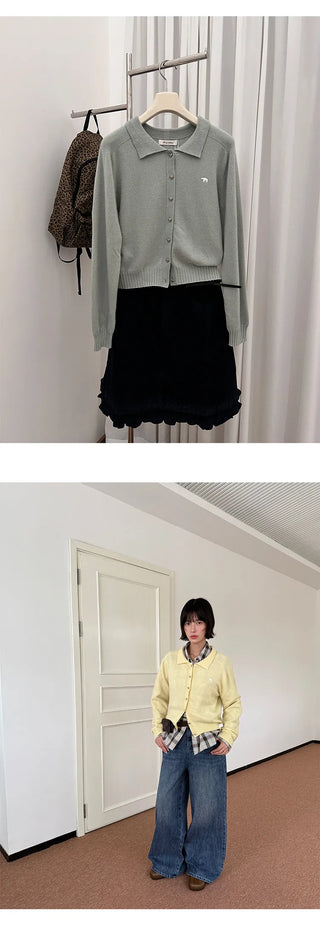 brass buckle sweater