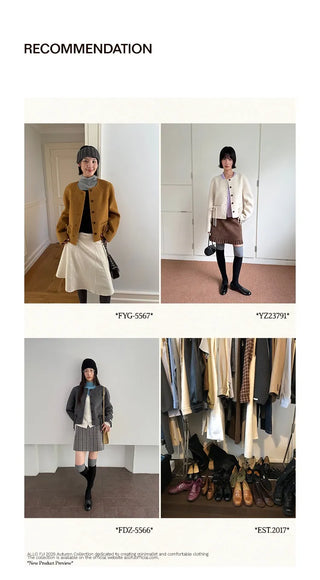 reversible wool jacket