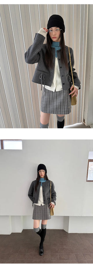 reversible wool jacket