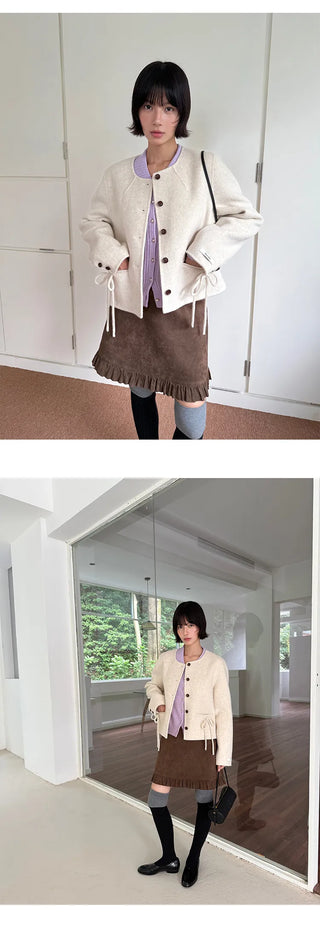 reversible wool jacket